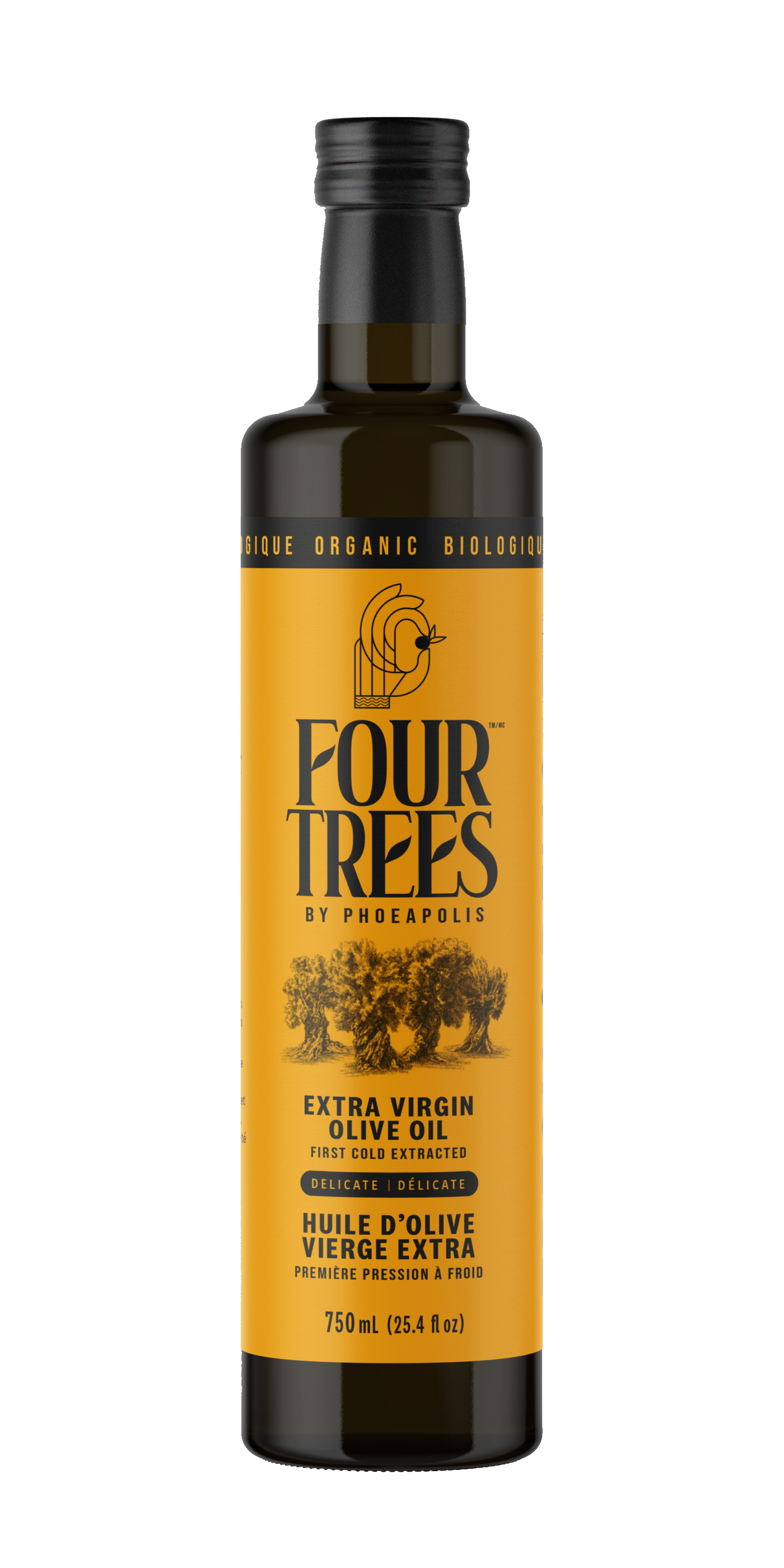 Organic Extra Virgin Olive Oil Delicate Taste, 750 ML